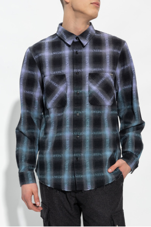 AMIRI dip dye plaid Shirt S チェックシャツ